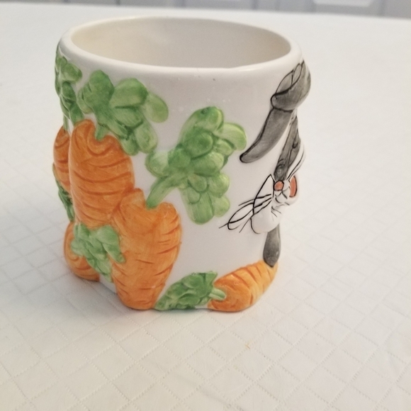 Warner Bros Looney Tunes Bugs Bunny Embossed Carrots 🥕Ceramic Coffee Mug Cup 3D - Picture 7 of 7